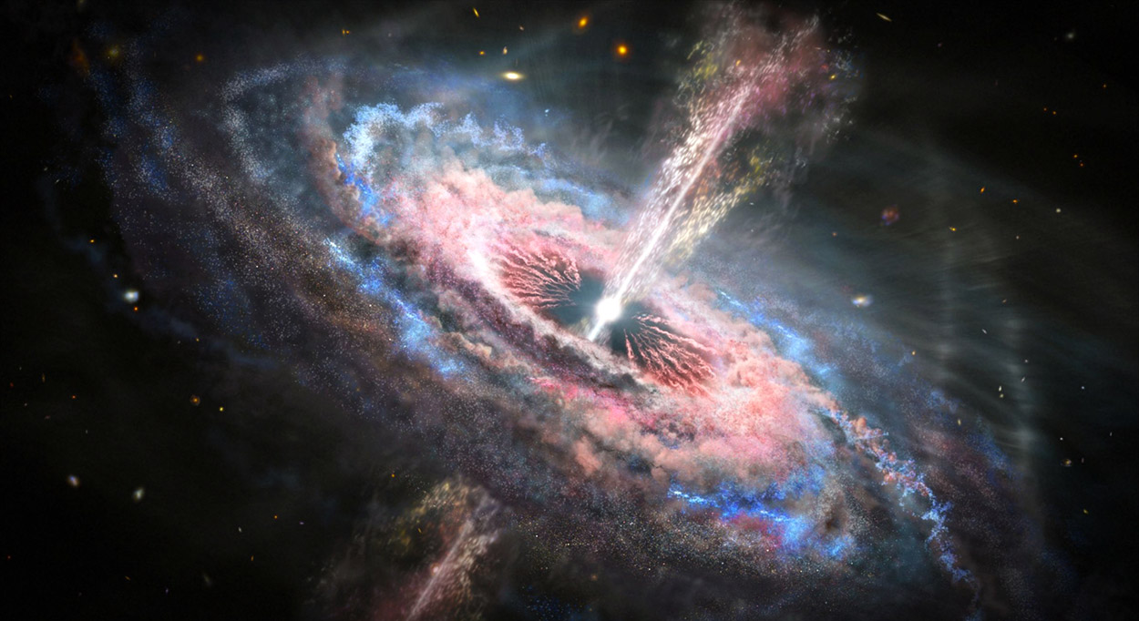 Euclid-Teleskop zeigt früheste Quasare des Kosmos