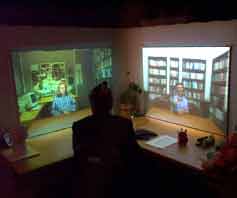 Videokonferenzen in 3D - Versuchsläufe mit Tele-Immersion lieferten real wirkende
Bilder