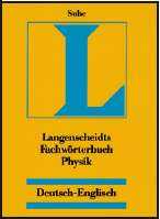 Langenscheidts Fachwörterbuch Physik Deutsch-Englisch