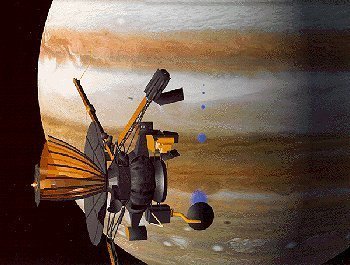 Geplanter Absturz: Galileo verglüht in der Jupiter-Atmosphäre