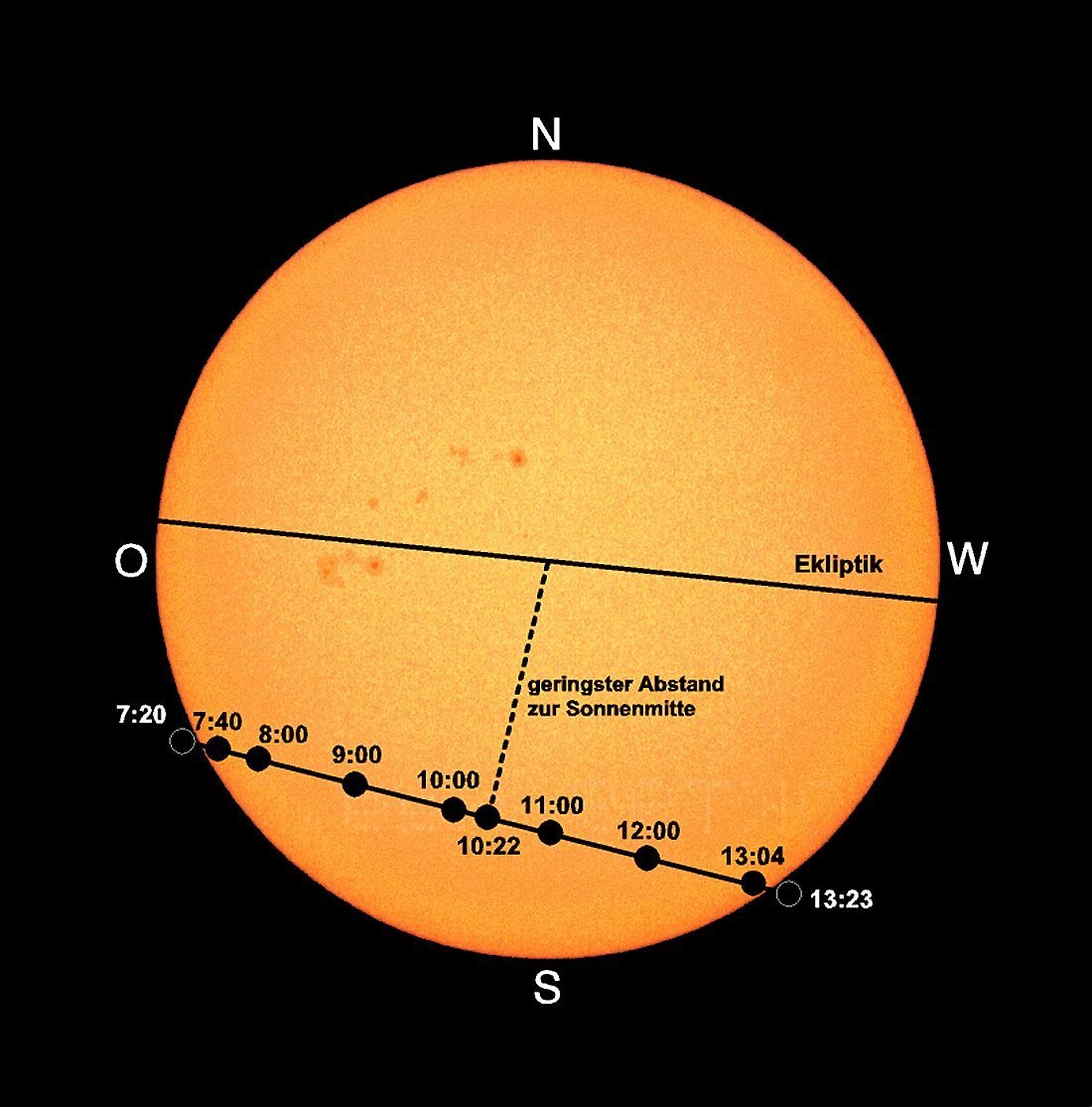 Venustransit: Nachbarplanet erzeugt Mini-Sonnenfinsternis