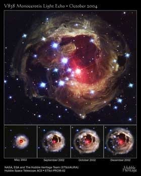 Licht-Echo im Hubble-Blick
