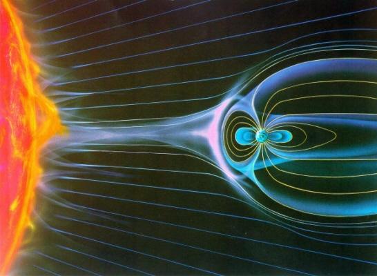 Wie der Sonnenwind den Schutzschild der Erde durcheinander wirbelt
