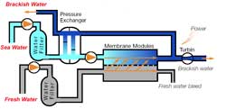 Das Salz in der Suppe der erneuerbaren Energien: Osmose-Kraftwerke nutzen den unterschiedlichen
Ionengehalt von Fluss- und Meerwasser