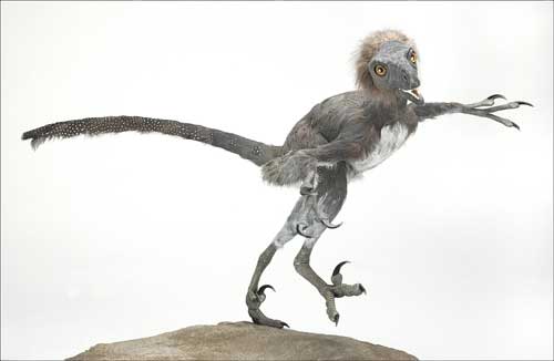 Dinosaurier mit Präzisionsgriff