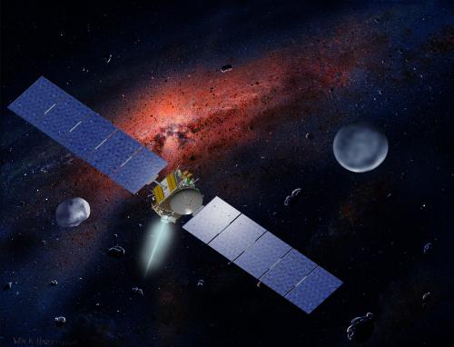 Fröhliches Asteroidenhüpfen