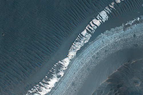 Neues vom Wasser auf dem Mars