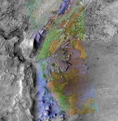 Wie das Wasser einst am Marsgestein nagte