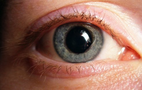 Die Uhr im Auge