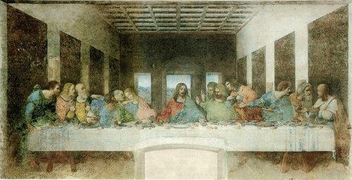 Große Portionen beim letzten Abendmahl