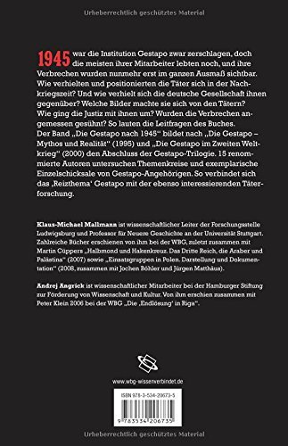 Die gestapo nach 1945