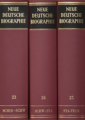 Neue Deutsche Biographie, Band 24 (Schwarz – Stader)