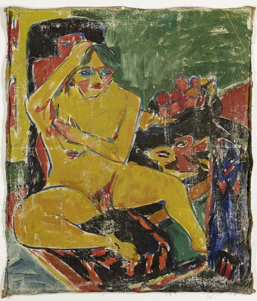 Städel Museum entdeckt im Depot bislang unbekanntes Gemälde von Ernst Ludwig Kirchner