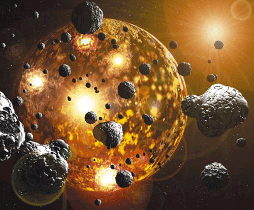 Astronomischer Goldregen