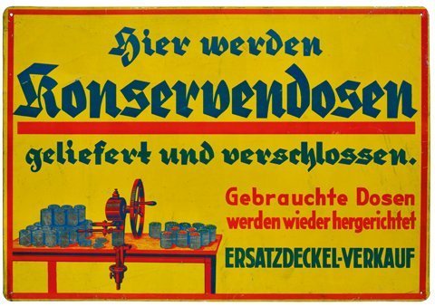 Ein Hoch auf die Konservendose