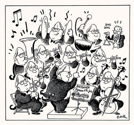 Deutsche und Franzosen in der Karikatur