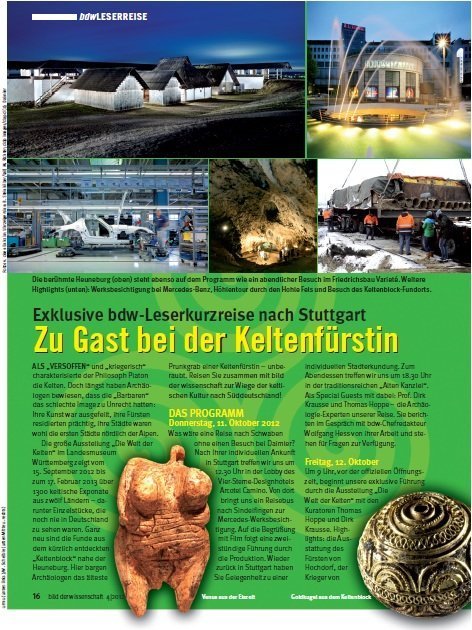 OKTOBER 2012: ZU GAST BEI DER KELTENFÜRSTIN