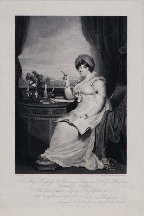 Schabkunstportraits der feinen englischen Gesellschaft