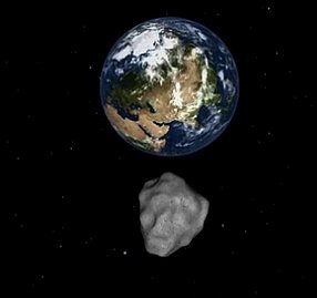 Video der Woche: Asteroid schrammt an der Erde vorbei