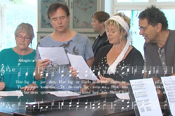 Herzen von Chorsängern schlagen im Gleichtakt