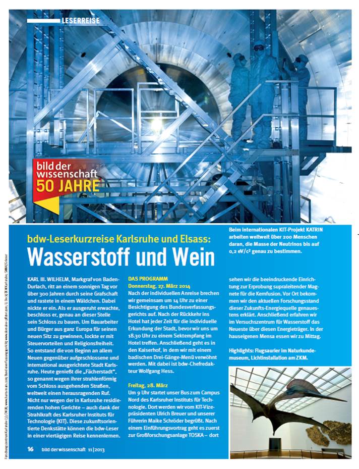MÄRZ 2014: WASSERSTOFF UND WEIN