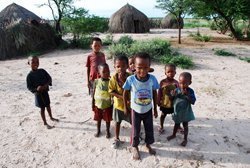 Landkampf in Botswana
