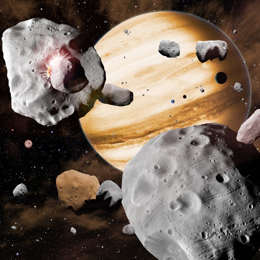 Von Asteroiden und wandernden Planeten