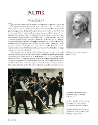 Der Erste Weltkrieg 1914-1918 – Der deutsche Aufmarsch in ein kriegerisches Jahrhundert