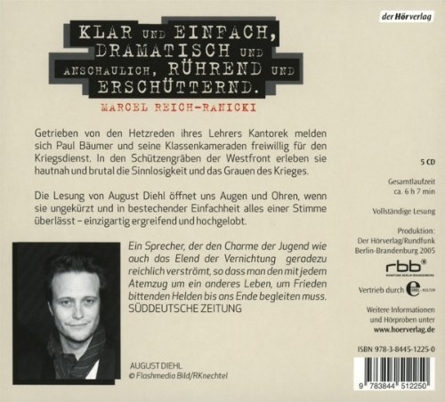Im Westen nichts Neues (Hörbuch)
