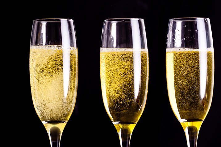 Die Physik der Champagnerbläschen