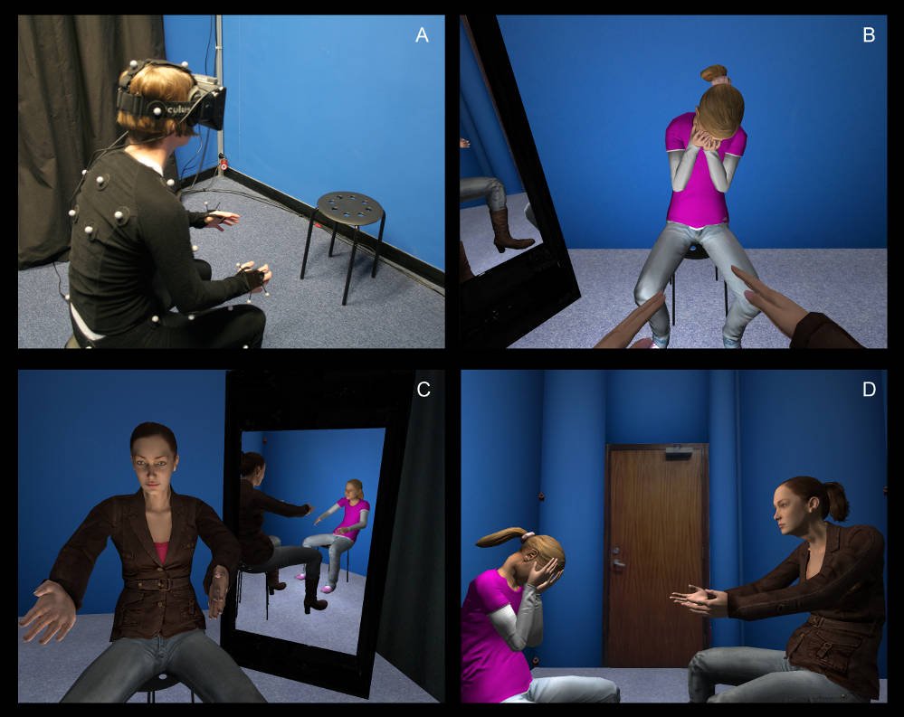 Mehr selbst-Mitgefühl durch virtuelle Realität