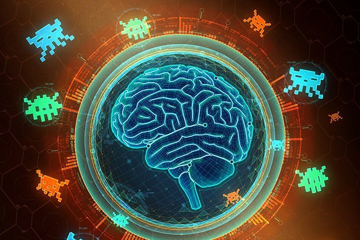 Künstliche Intelligenz spielt Space Invaders