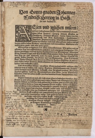 Privatbibel des Reformators Paul Eber identifiziert