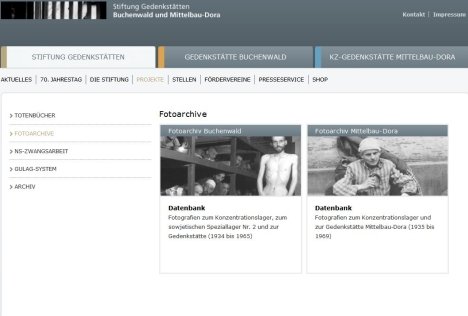 Online-Fotoarchive der KZ-Gedenkstätten Buchenwald und Mittelbau-Dora erneuert