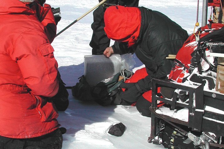 Antarktis: Eisenmeteoriten unter dem Eis?