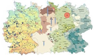 Deutschlandkarten Rand