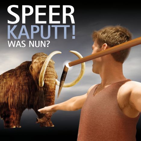 Speere spitzen und Geweihe schleifen