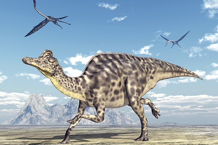 Ein Dino mit Arthritis