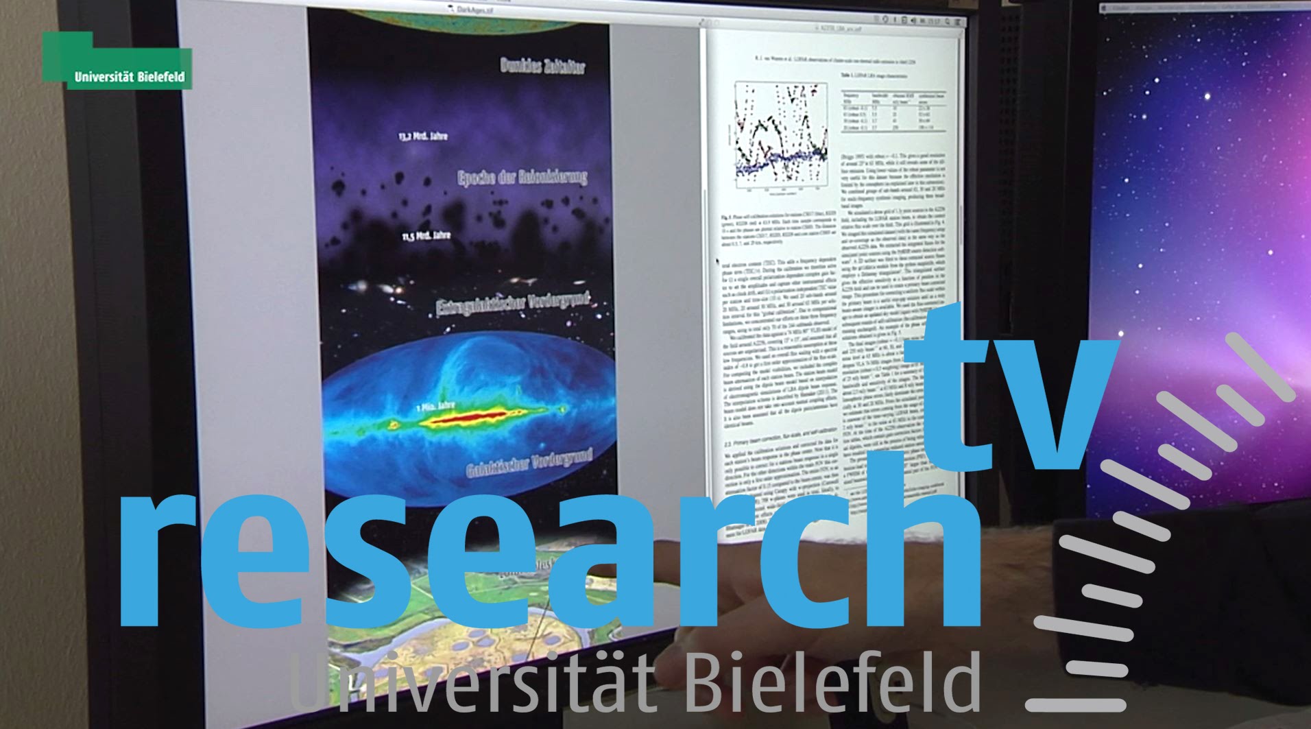 Blick in die Geschichte des Universums