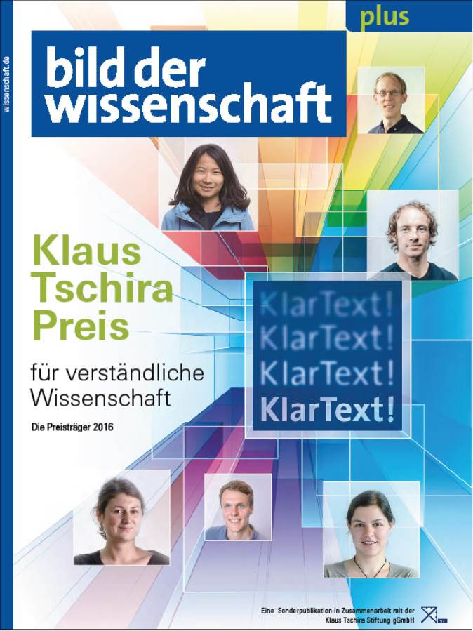 KLAUS TSCHIRA PREIS für verständliche Wissenschaft - Die Preisträger 2016
