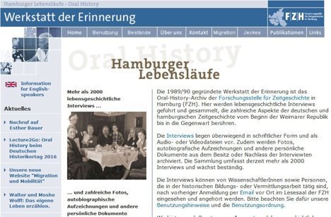 Ein Archiv persönlicher Erinnerungen