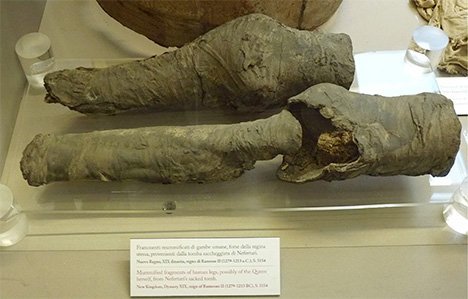 Knie der Gemahlin Ramses' II. entdeckt