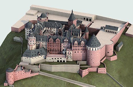 Schloss Heidelberg erstrahlt im einstigen Glanz