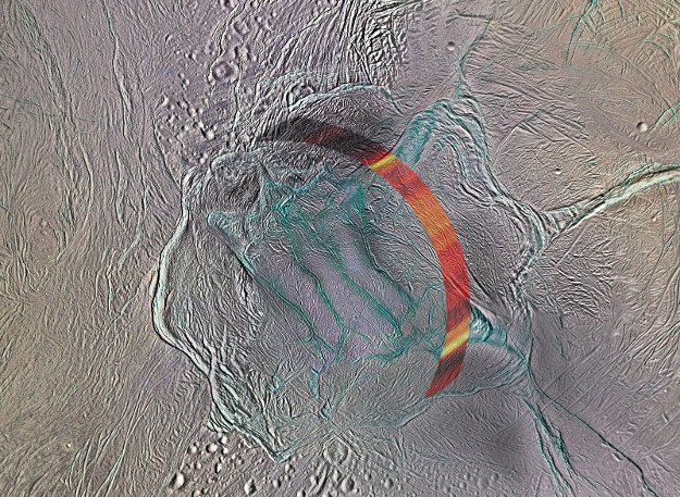 Enceladus: Warmes Herz nahe der Oberfläche