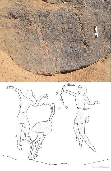 Jungsteinzeitliche Felsbilder in Ägypten entdeckt