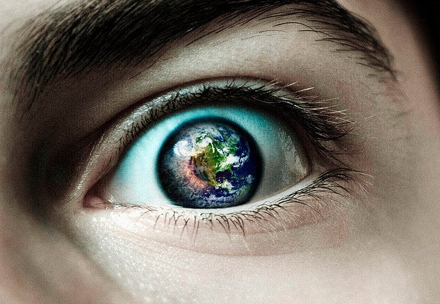 Besorgter Blick auf das Klimaproblem