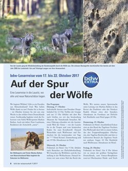 Auf der Spur der Wölfe