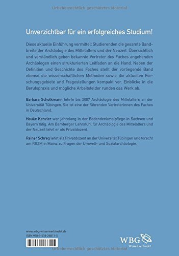 Archäologie des Mittelalters und der Neuzeit – Grundwissen