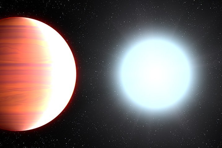 Exoplanet regnet Sonnenschutzmittel