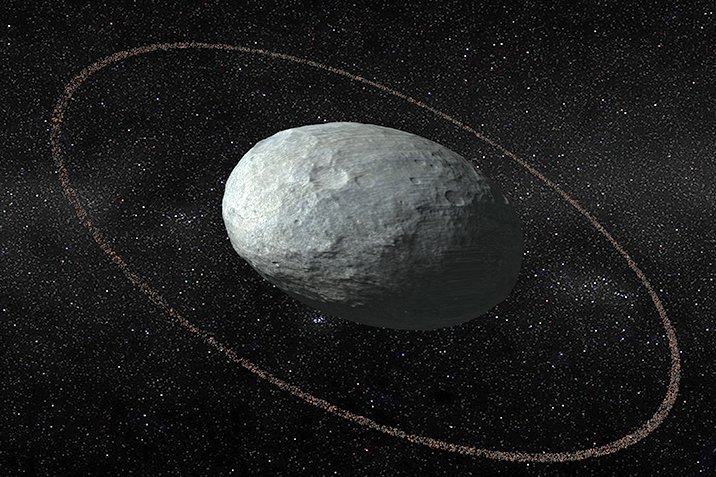 Haumea hat einen Ring